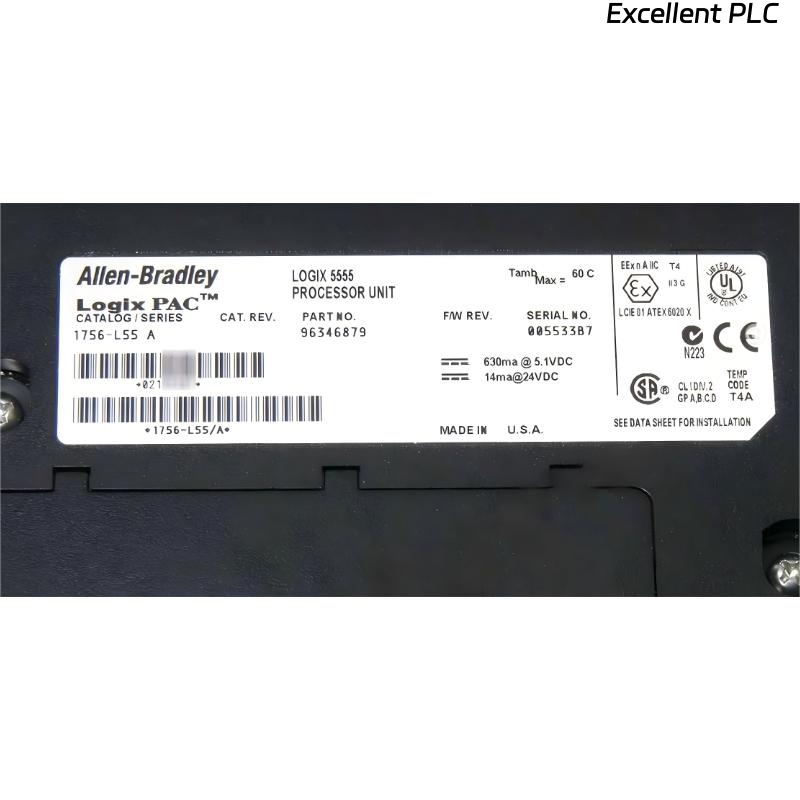 Allen Bradley 1756-L55 ControlLogix Logix5555 Processor