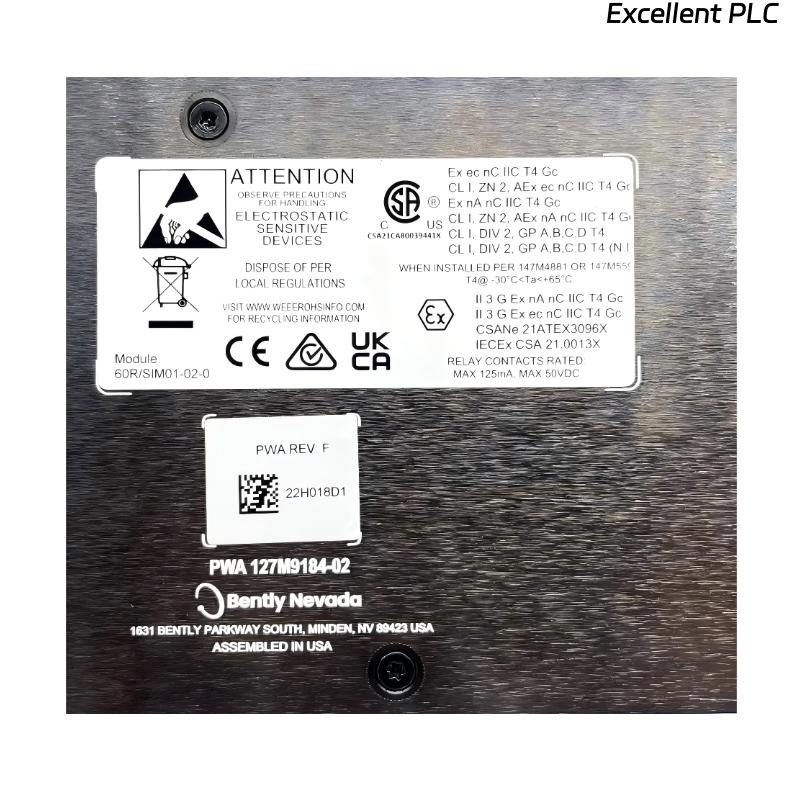 Bently Nevada 60R/SIM01 System Interface Module