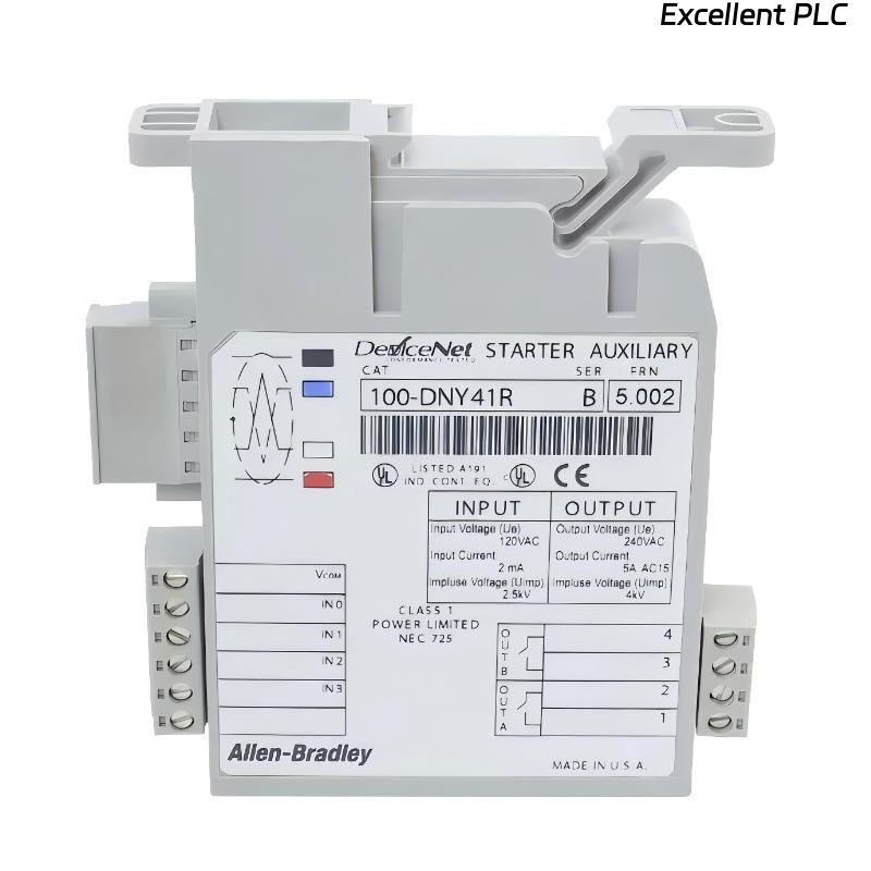 Allen Bradley 100-DNY41R DeviceNet Starter Auxiliary