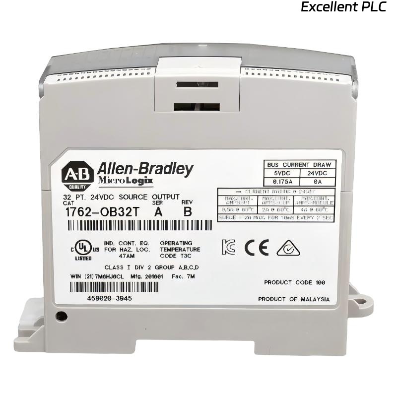 Allen Bradley 1762-OB32T 32 Point Solid State DC Source Output Module