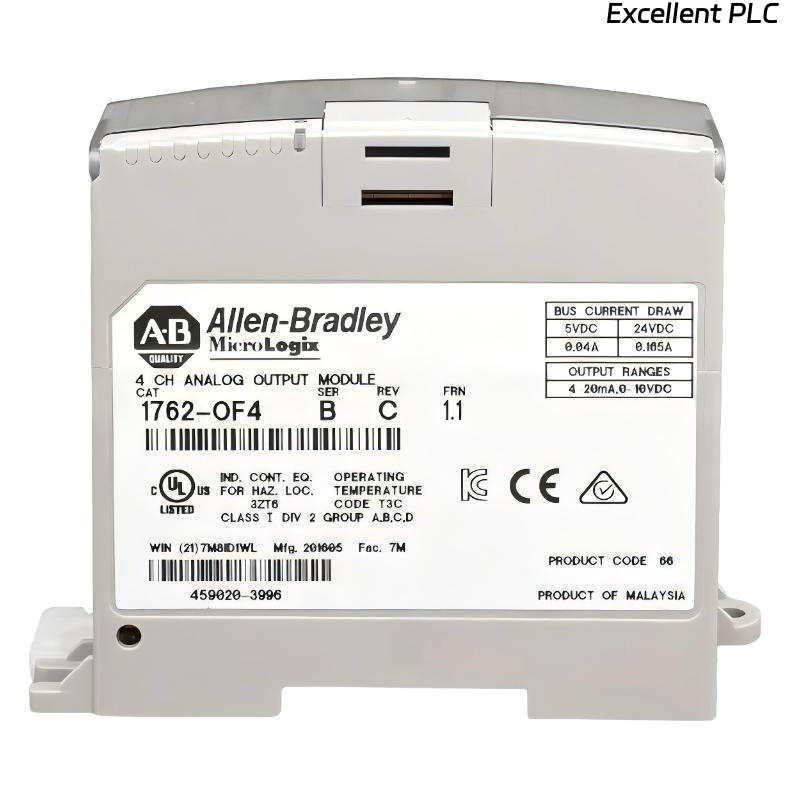 Allen Bradley 1762-OF4 4 Channel Analog Output Module