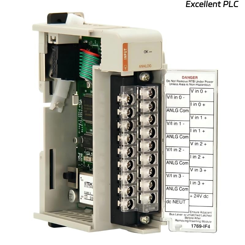 Allen Bradley 1769-IF4 CompactLogix 4 Channel Analog Current/Voltage Input Module