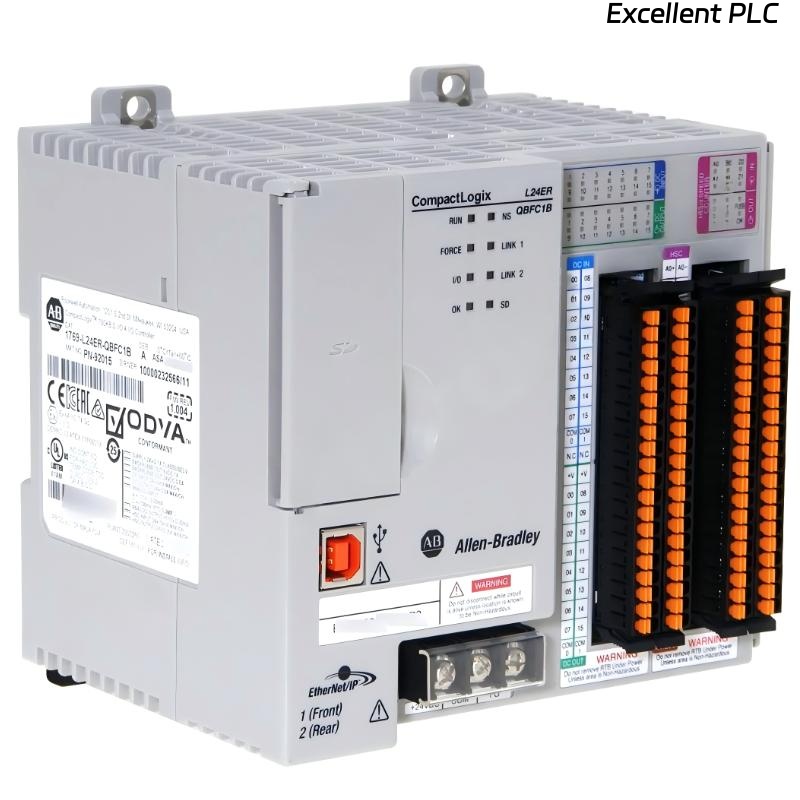 Allen Bradley 1769-L24ER-QBFC1B CompactLogix 5370 L2 Ethernet Controller
