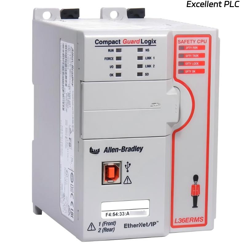Allen Bradley 1769-L36ERMS Compact GuardLogix 5370 Ethernet Controller