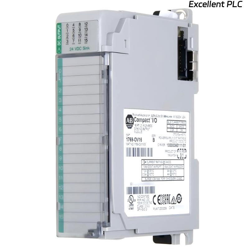 Allen Bradley 1769-OV16 CompactLogix 16 Point DC Sink Output Module