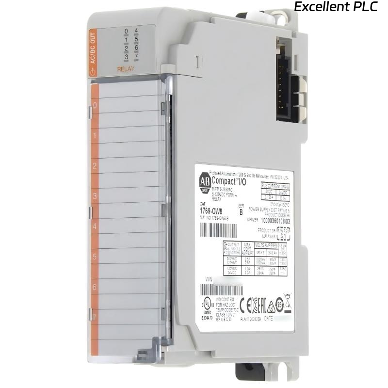 Allen Bradley 1769-OW8 CompactLogix 8 Point Relay Output Module