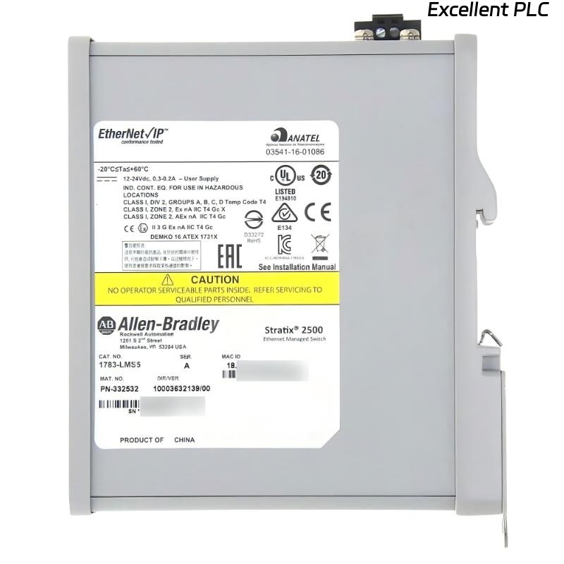 Allen Bradley 1783-LMS5 Stratix 2500 Lightly Managed EtherNet Switch