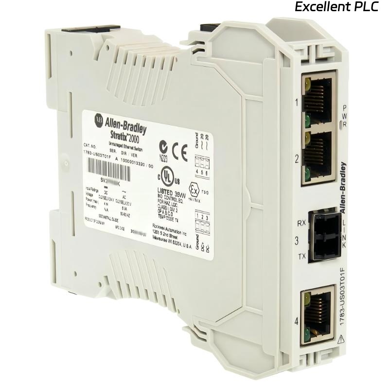 Allen Bradley 1783-US03T01F Stratix 2000 Unmanaged EtherNet Switch