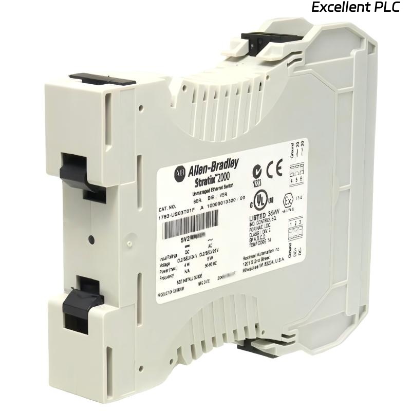 Allen Bradley 1783-US03T01F Stratix 2000 Unmanaged EtherNet Switch