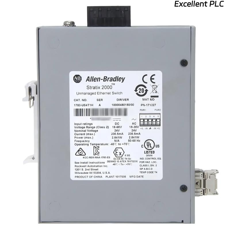 Allen Bradley 1783-US4T1H Stratix 2000 Unmanaged EtherNet Switch