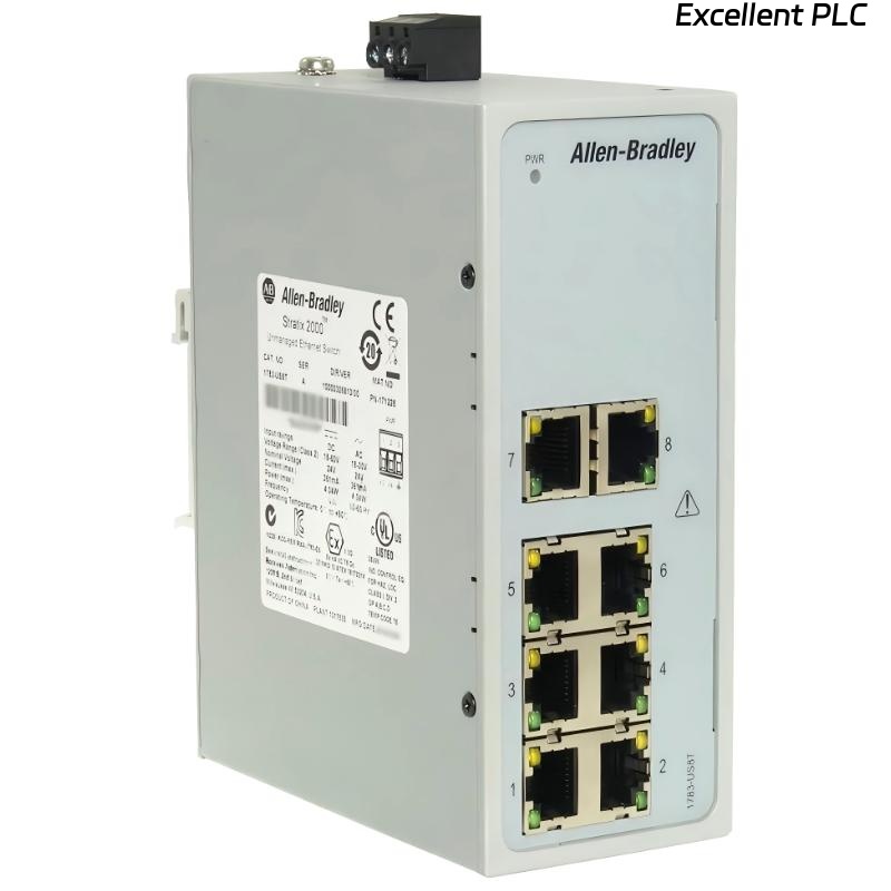 Allen Bradley 1783-US8T Stratix 2000 Unmanaged EtherNet Switch