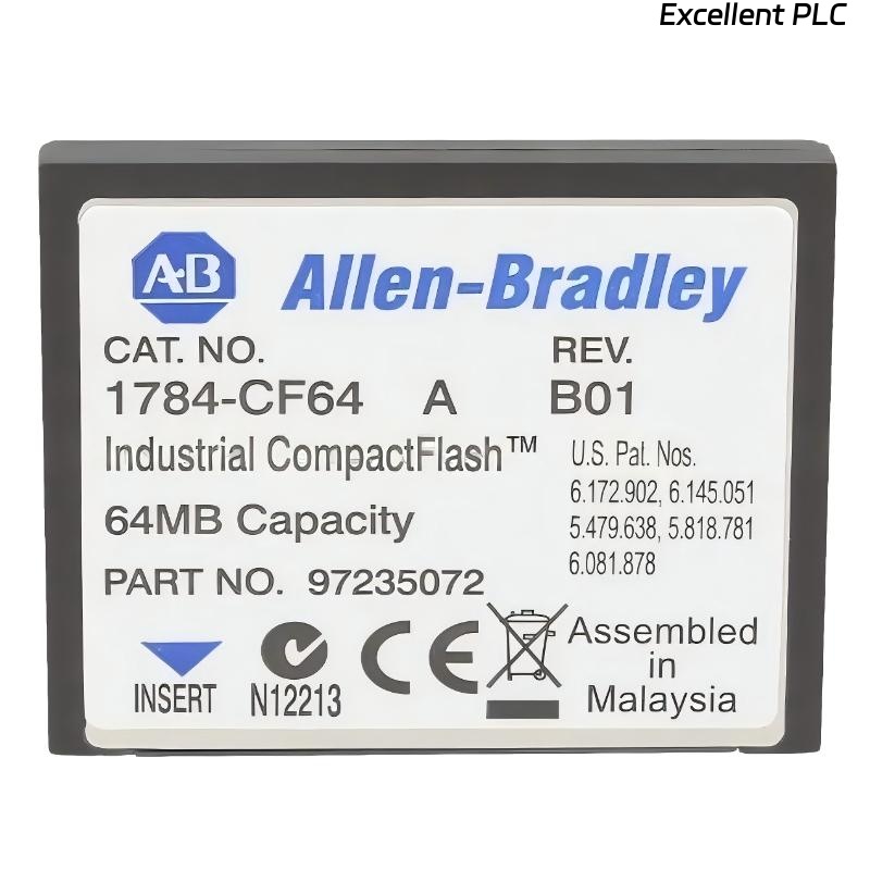 Allen Bradley 1784-CF64 CompactFlash Memory Card