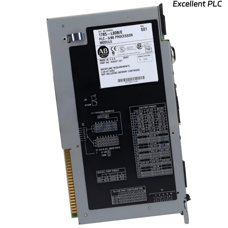 Allen Bradley 1785-L80B PLC-5/80 Processor