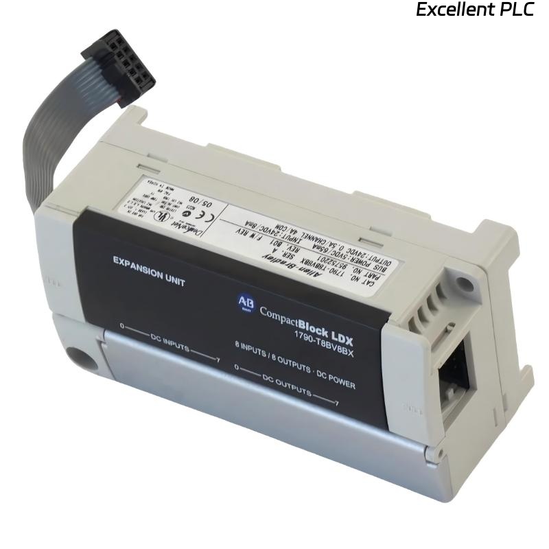 Allen Bradley 1790-T8BV8BX CompactBlock LDX I/O Expansion Block