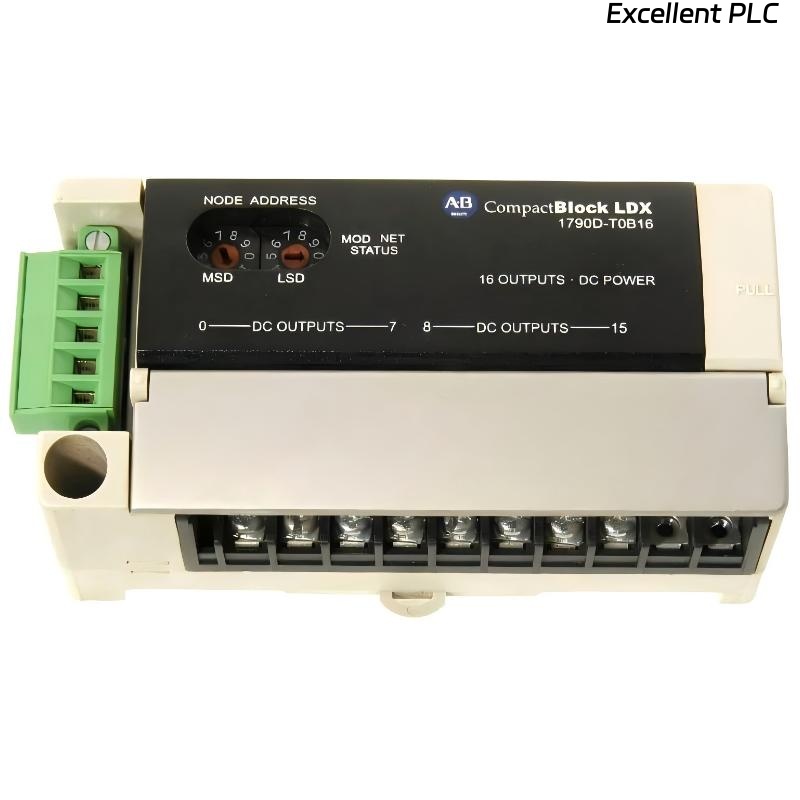 Allen Bradley 1790D-T0B16 CompactBlock LDX I/O Base Block Module