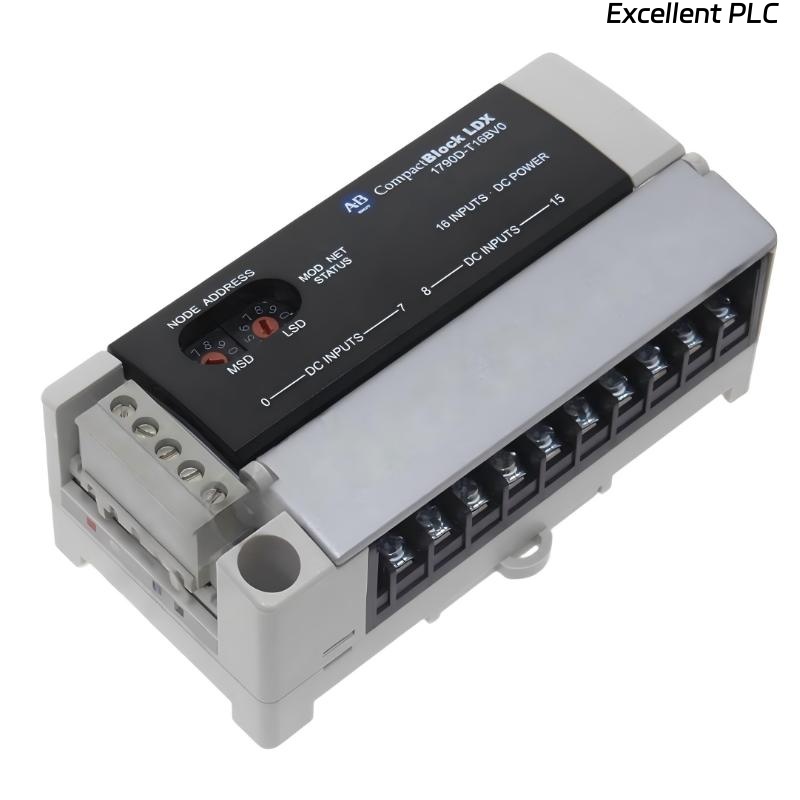 Allen Bradley 1790D-T16BV0 CompactBlock LDX I/O Base Block Module
