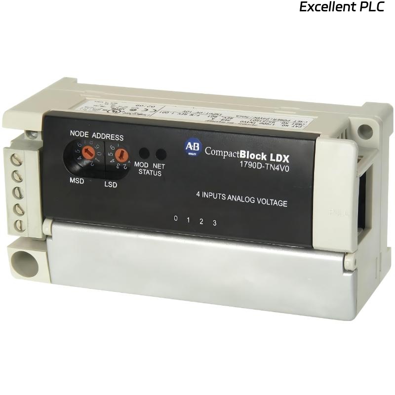 Allen Bradley 1790D-TN4V0 CompactBlock LDX I/O Base Block Module
