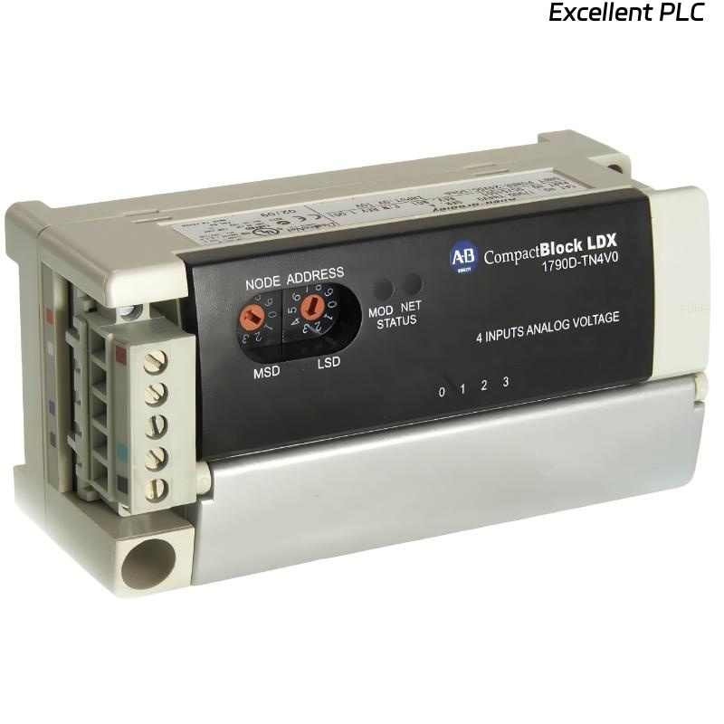 Allen Bradley 1790D-TN4V0 CompactBlock LDX I/O Base Block Module
