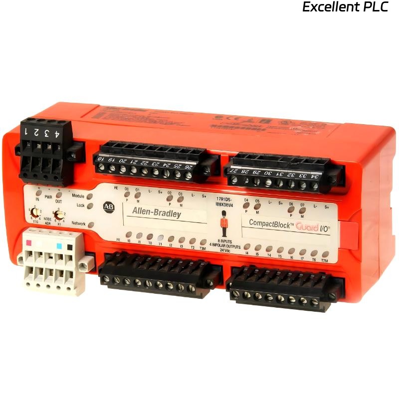 Allen Bradley 1791DS-IB8XOBV4 DeviceNet Safety CompactBlock Input Module