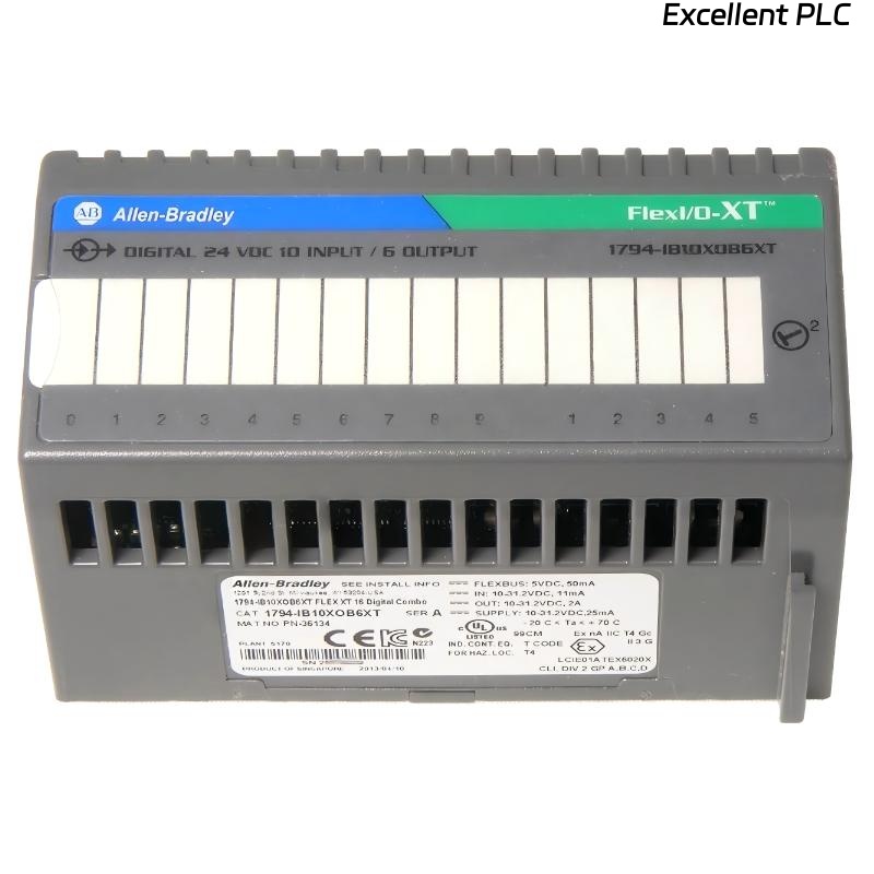 Allen Bradley 1794-IB10XOB6XT Flex I/O-XT Combination Module