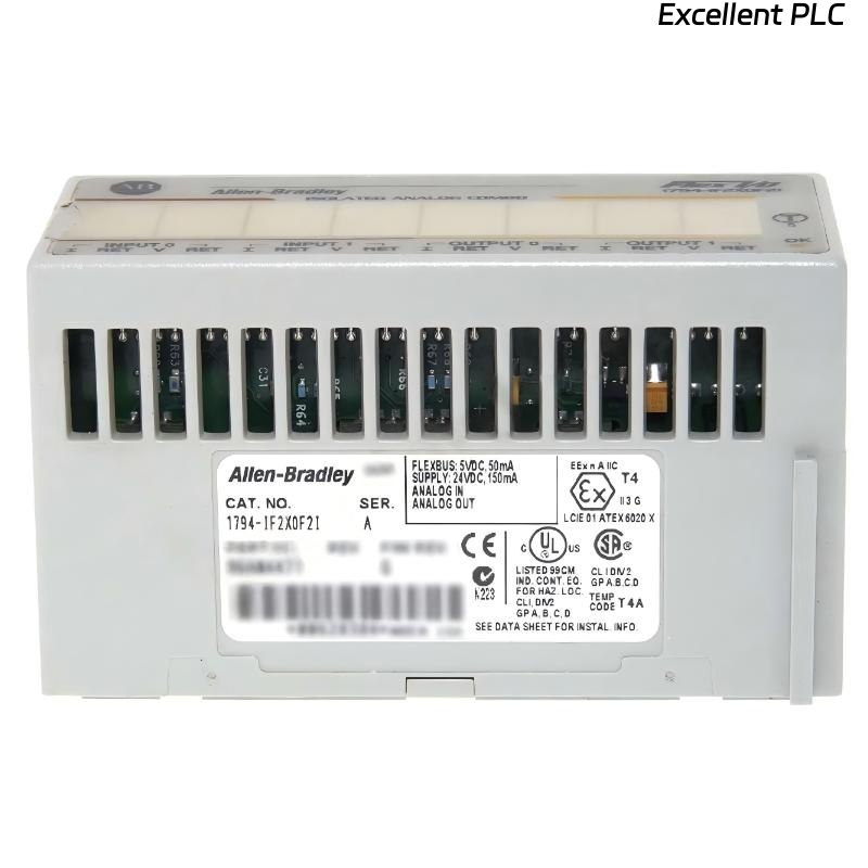 Allen Bradley 1794-IF2XOF2I Flex I/O Analog Combination Module