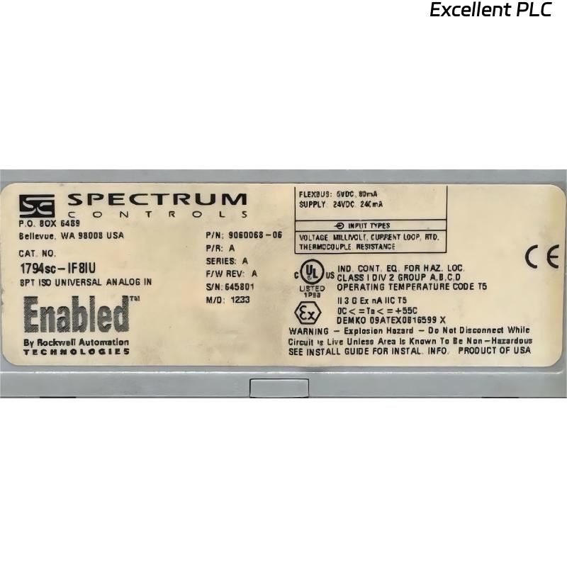 Allen Bradley 1794SC-IF8IU 8 Channel Universal Isolated Analog Input Module