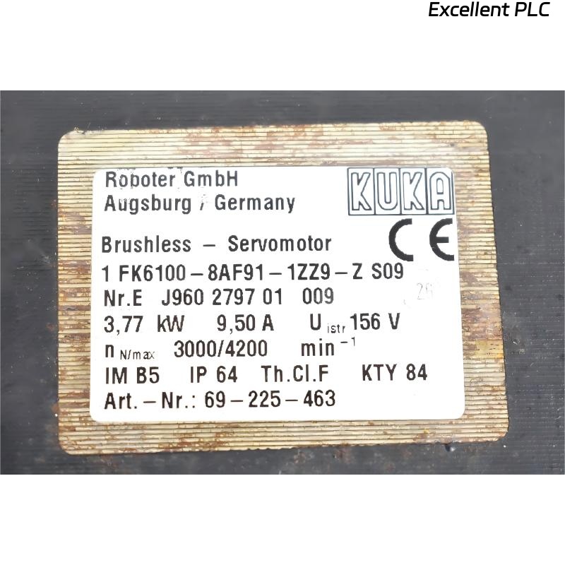 ABB (KUKA) 1FK6100-8AF91-1ZZ9-ZS09 69-225-463 Robot Servo Motor