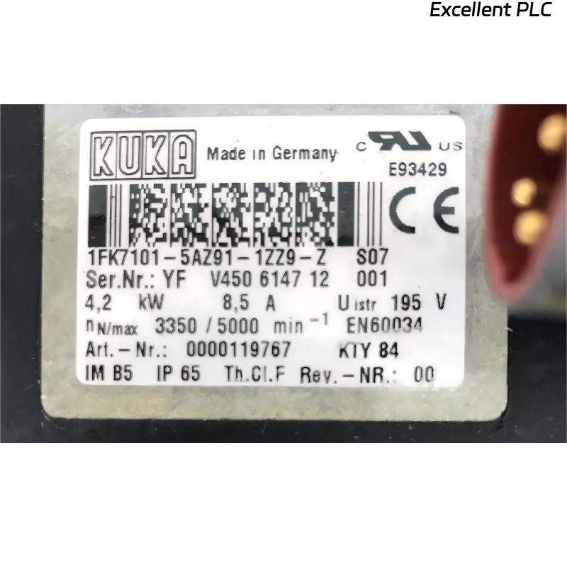 ABB (KUKA) 1FK7101-5AZ91-1ZZ9-ZS07 00-119-767 Robot Servo Motor
