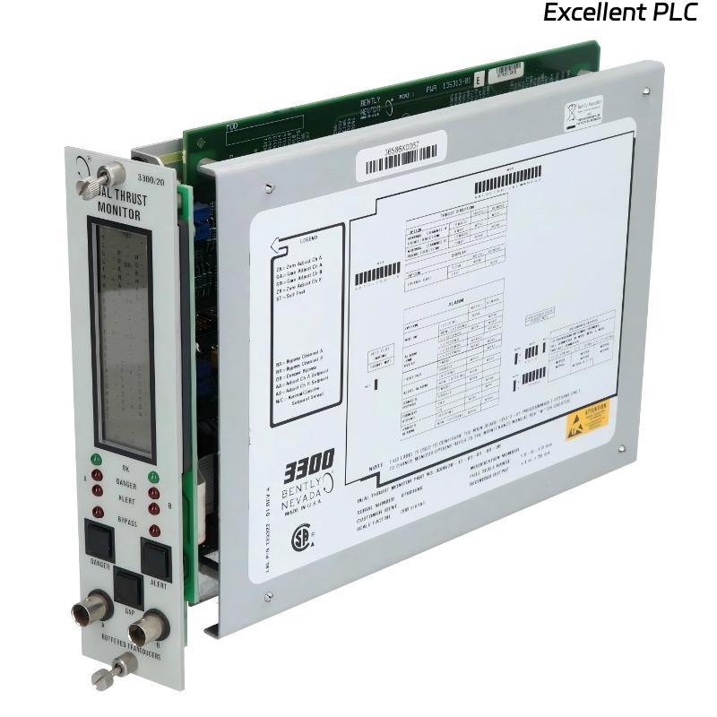 Bently Nevada 3300/20 Dual Thrust Position Monitor