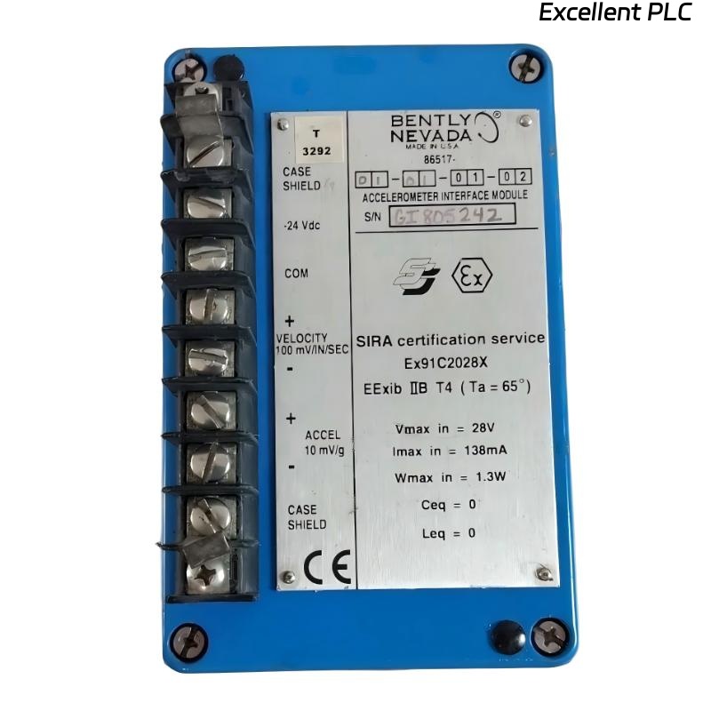 Bently Nevada 86517-01-01-01-02 Accelerometer Interface Module