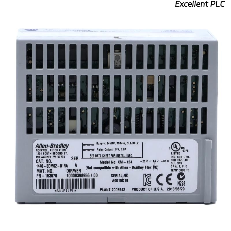Allen Bradley 1440-SDM02-01RA XM-124 Standard Dynamic Measurement Module