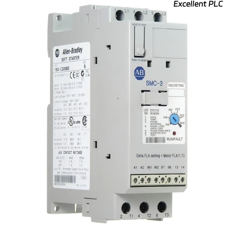 Allen Bradley 150-C30NBD SMC-3 Smart Motor Controller