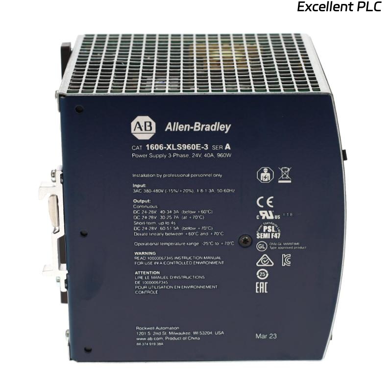 Allen Bradley 1606-XLS960E-3/A Power Supply