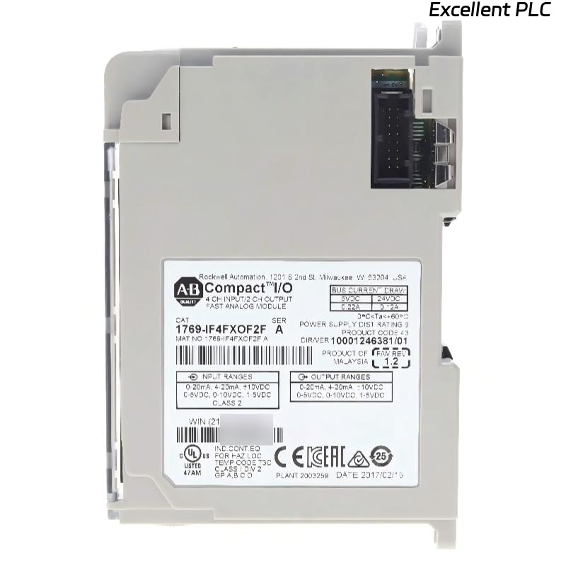 Allen Bradley 1769-IF4FXOF2F CompactLogix High Speed Analog Combination Module