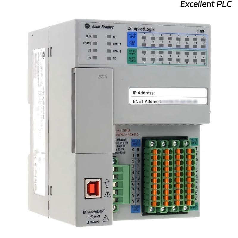 Allen Bradley 1769-L18ER-BB1B CompactLogix 5370 L1 Ethernet Controller