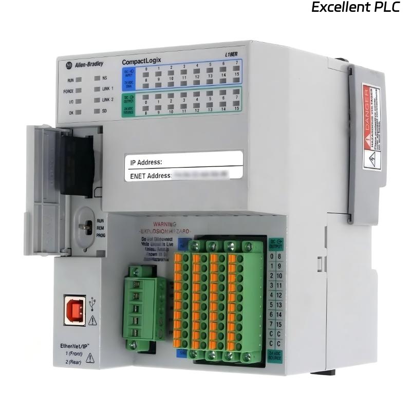 Allen Bradley 1769-L18ER-BB1B CompactLogix 5370 L1 Ethernet Controller