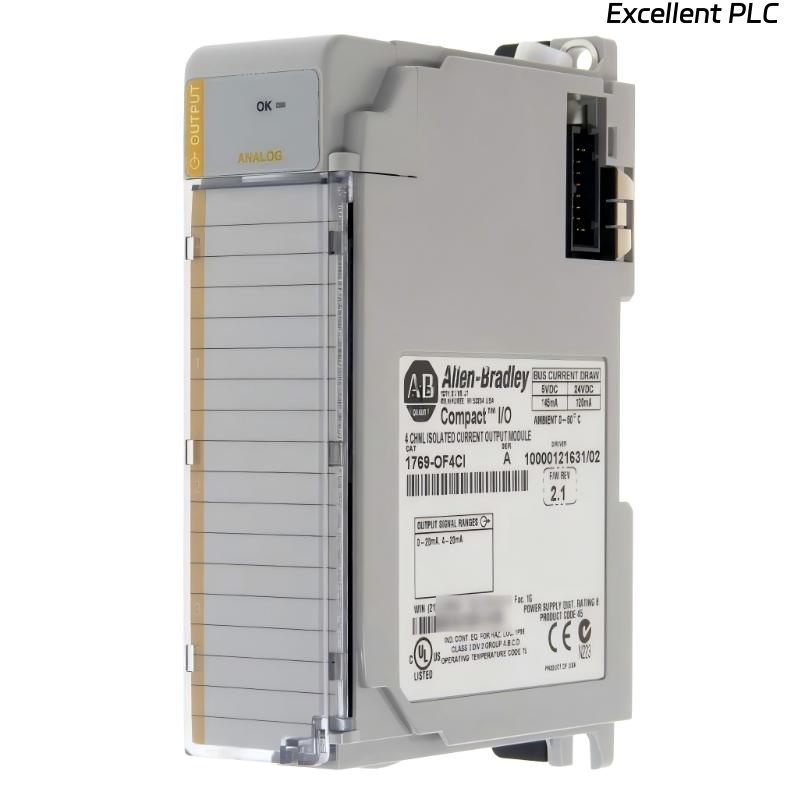 Allen Bradley 1769-OF4CI CompactLogix Compact Isolated Analog Output Module