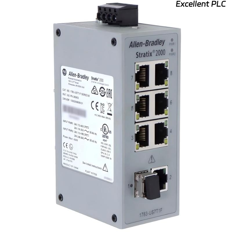 Allen Bradley 1783-US7T1F/B Stratix 2000 Unmanaged EtherNet Switch