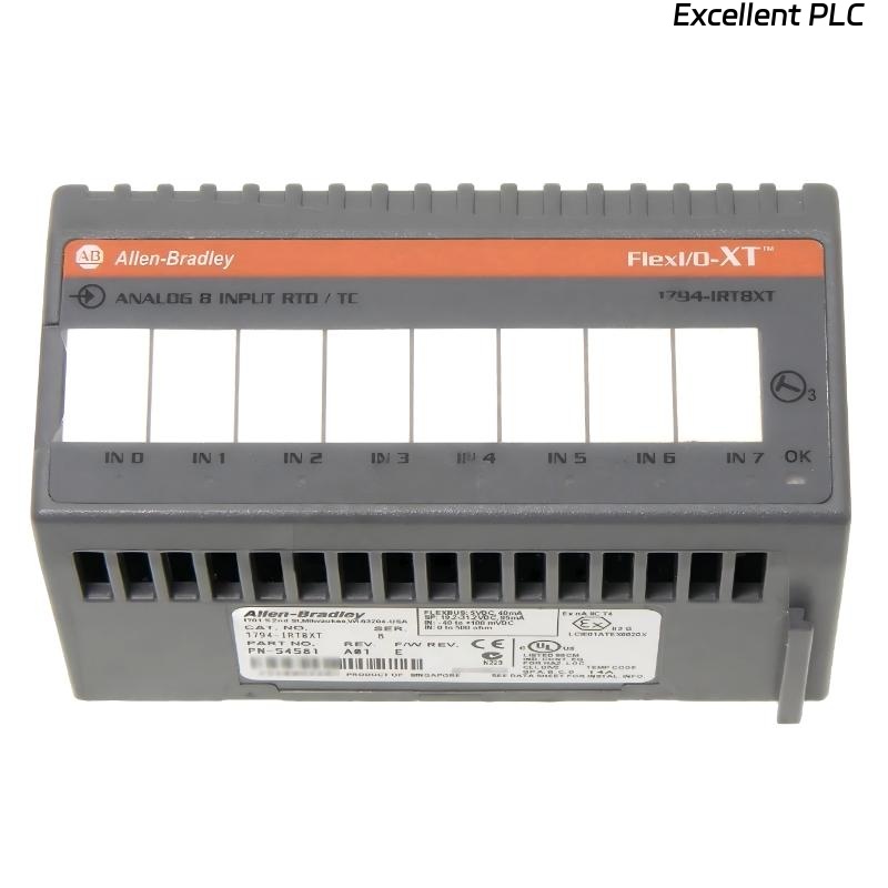 Allen Bradley 1794-IRT8XT Flex I/O-XT Thermocouple RTD Input Module