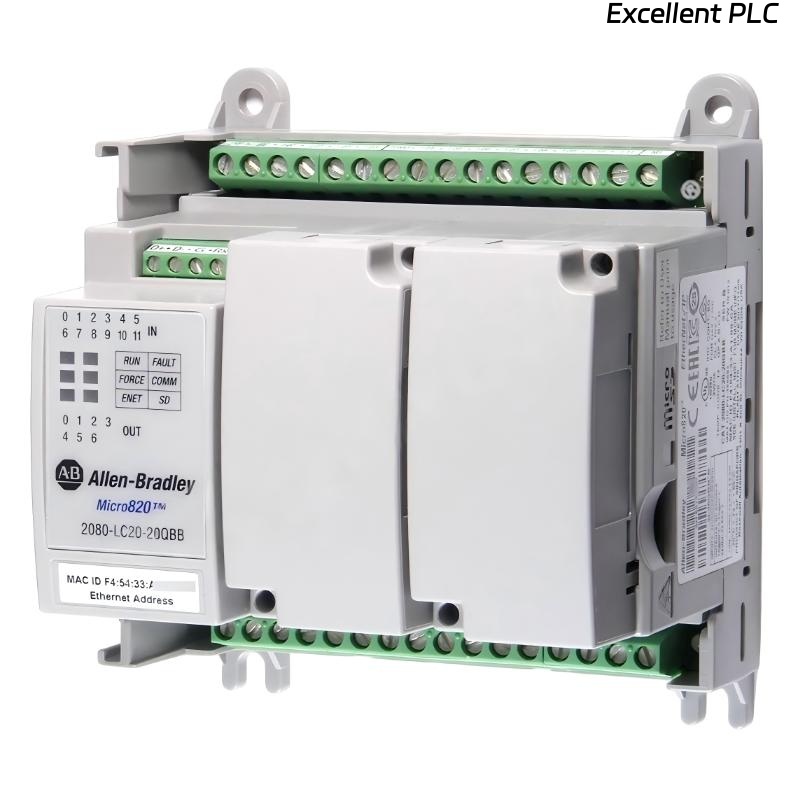 Allen Bradley 2080-LC20-20QBB Micro820 Programmable Controller