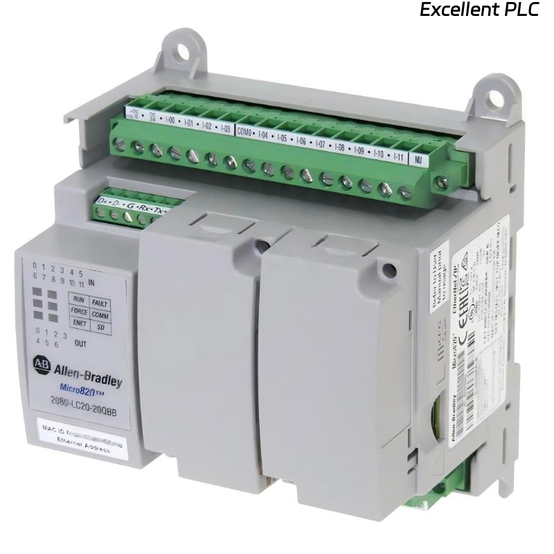 Allen Bradley 2080-LC20-20QBBR Micro820 Programmable Controller