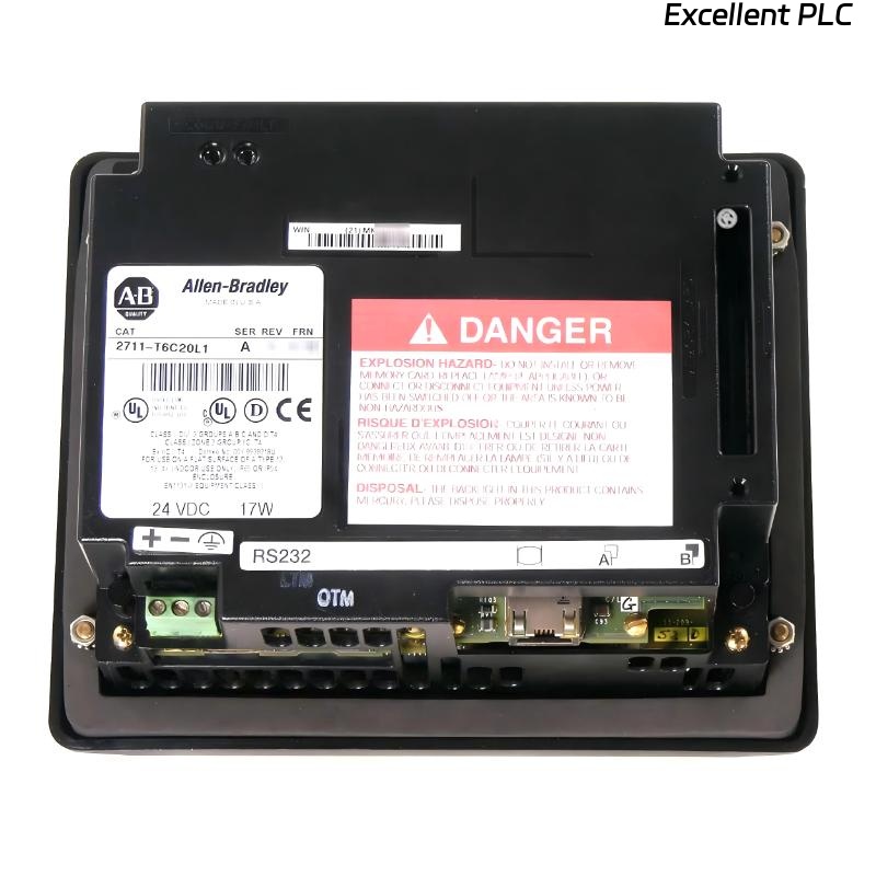 Allen Bradley 2711-T6C20L1 PanelView 600 Operator Interface