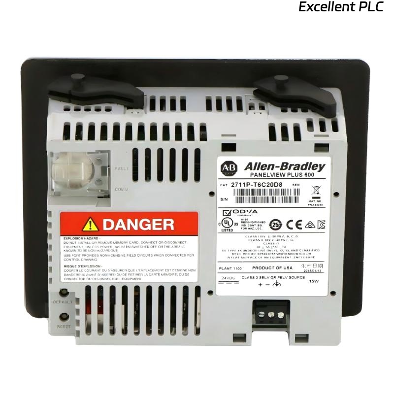 Allen Bradley 2711P-T6C20D8 PanelView Plus 600 Operator Interface