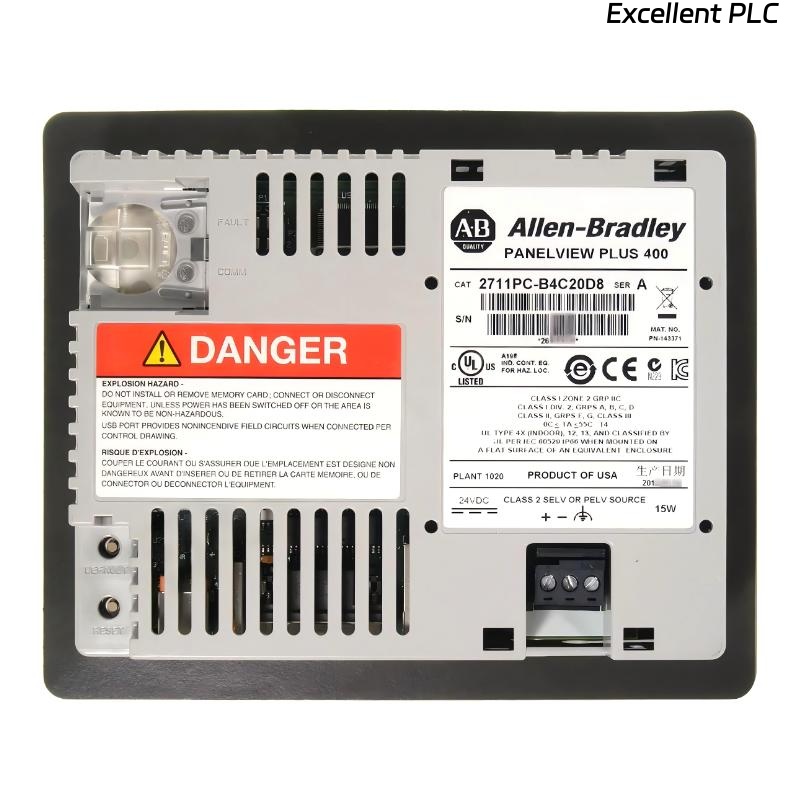 Allen Bradley 2711PC-B4C20D8 PanelView Plus 6 400 Operator Interface