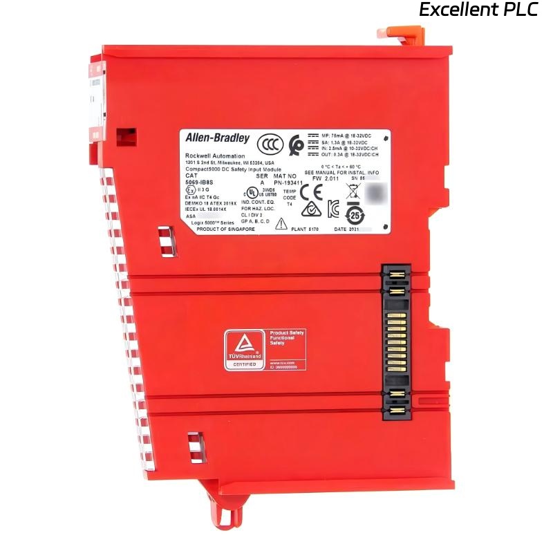 Allen Bradley 5069-IB8S Compact 5000 DC Digital Safety Input Module