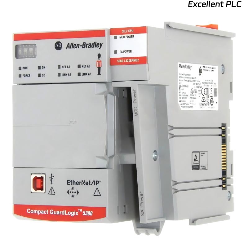 Allen Bradley 5069-L320ERMS2 CompactLogix 5380 Safety Controller