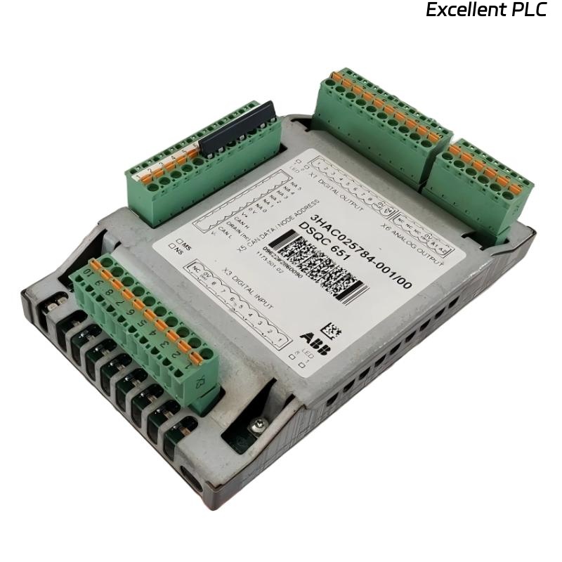 ABB DSQC 651 3HAC025784-001/00 Control Cabinet I/O Module