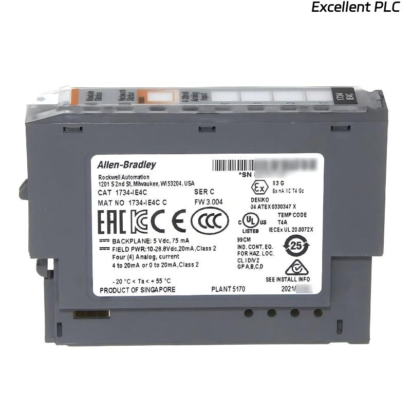 Allen Bradley 1734-IE4C Point I/O 4 Channel High Density Current Input Module