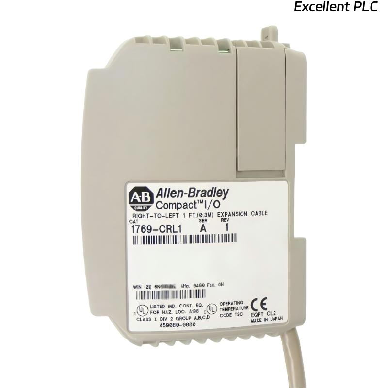 Allen Bradley 1769-CRL1 CompactLogix Compact I/O Right To Left Bus Expansion Cable