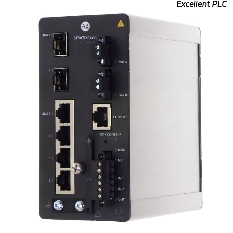 Allen Bradley 1783-CMS6P Stratix 5200 EtherNet Managed Switch